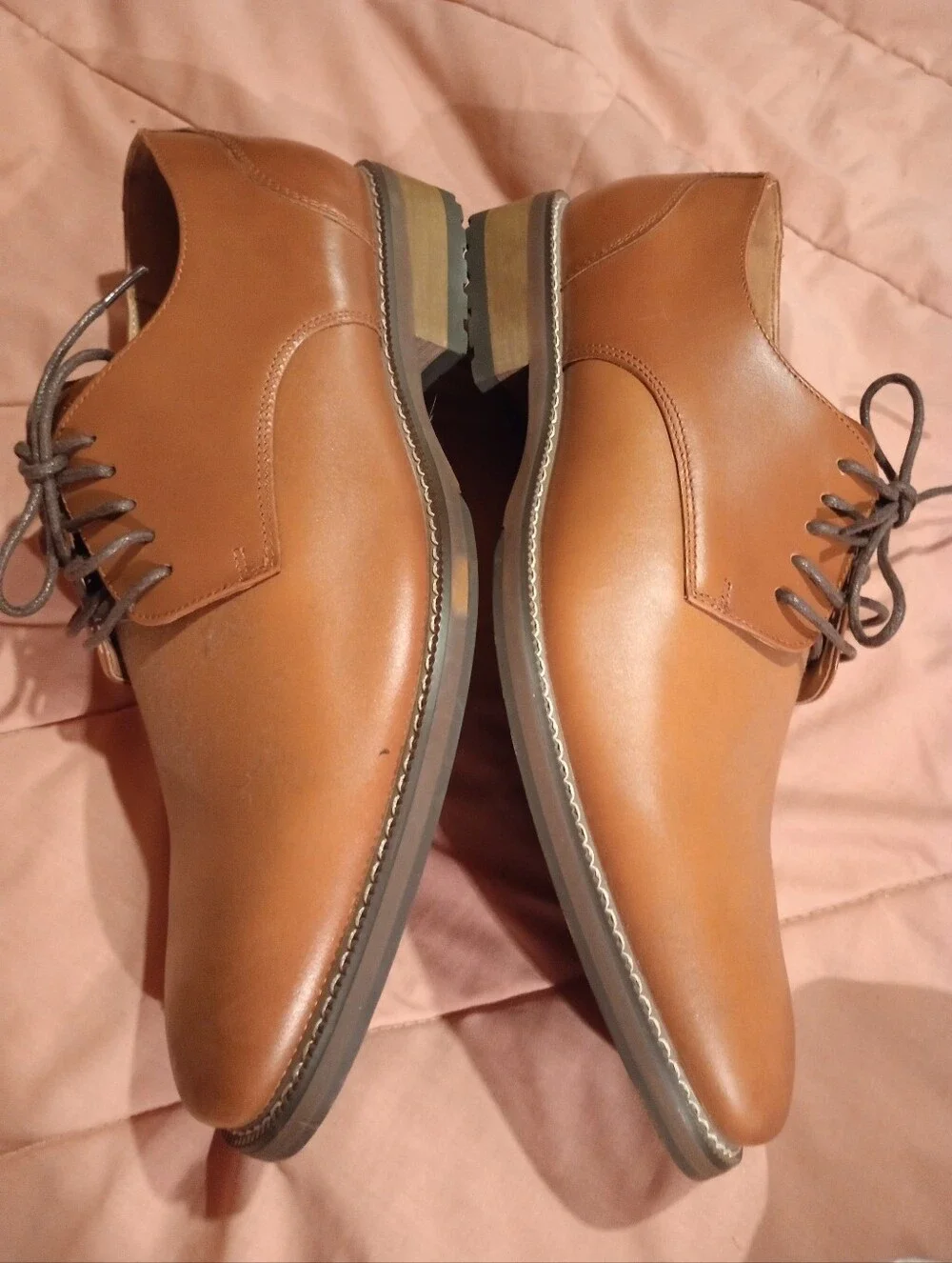 Men's Joseph Abboud Thornton Plain Toe Leather Shoes